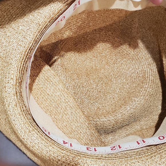 Classy Paper Straw Hat from Barney's NY - Picture 7 of 9